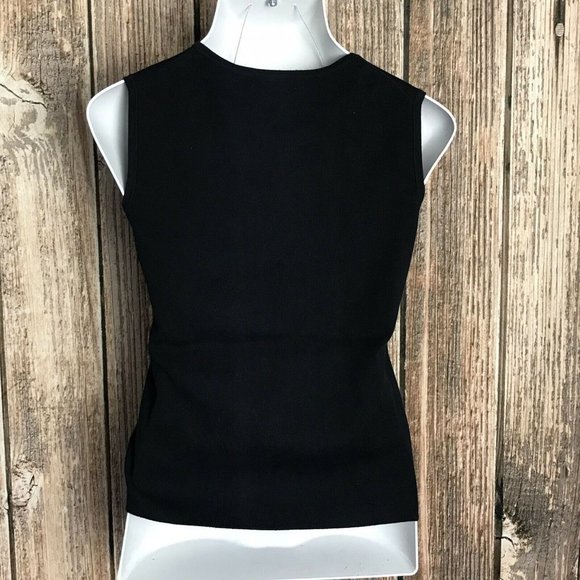 Design Originals Women's Blouse ~ Sz L ~ Black - Picture 3 of 4